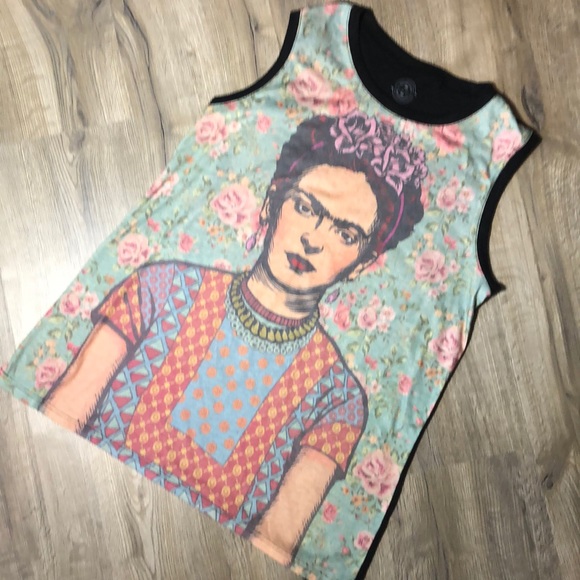 Hot Topic Tops - Frida Kahlo Muscle Tee